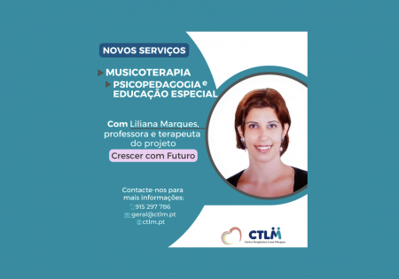 Novos Serviços: Musicoterapia, Psicopedagogia e Educação Especial